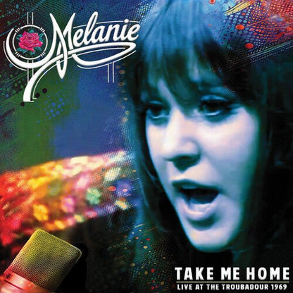 MELANIE - TAKE ME HOME - LIVE AT THE TROUBADOUR 1969 - BLUE - RECORD