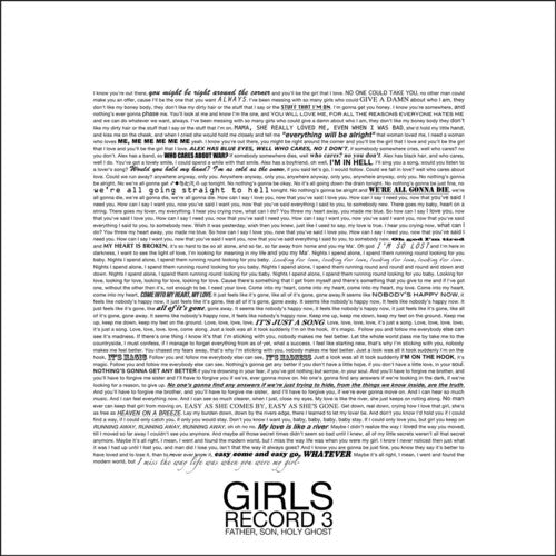 GIRLS - FATHERS, SON, HOLY GHOST - RECORD