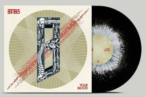 BOMBUS - YOUR BLOOD - B/W SPLATTER - RECORD