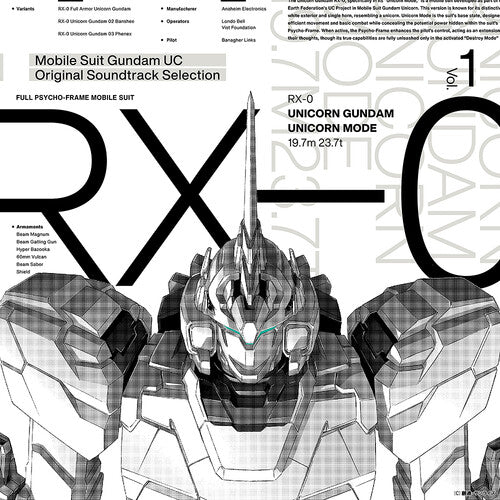 GUNDAM - UNICORN - SELECTION VOL 1 - O.S.T. - RECORD