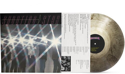 SHOOTING STAR - SHOOTING STAR - NATURAL CLEAR & BLACK MARBLE - RECORD