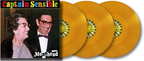 CAPTAIN SENSIBLE - MEATHEAD - ORANGE CRYSTAL VINYL - RECORD