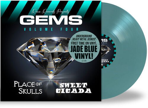 PLACE OF SKULLS / SWEET CICADA - GEMS VOL. 4 - BLUE - RECORD