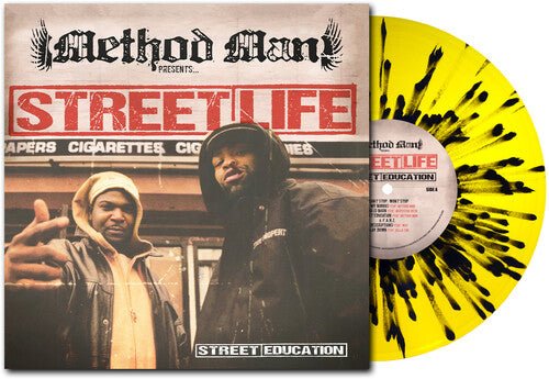 METHOD MAN PRESENTS STREETLIFE - STREET EDUCATION 20TH ANNIVERSARY - YELLOW & BLACK - RECORD