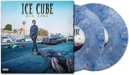 ICE CUBE - MAN DOWN - LTD DELUXE BLUE & WHITE MARBLE VINYL - RECORD
