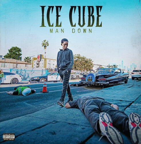 ICE CUBE - MAN DOWN - LTD DELUXE BLUE & WHITE MARBLE VINYL - RECORD