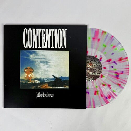 CONTENTION - ARTILLERY FROM HEAVEN - NEON SPLATTER - RECORD