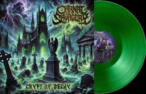CARNAL SAVAGERY - CRYPT OF DECAY - CEMETERY GREEN - RECORD