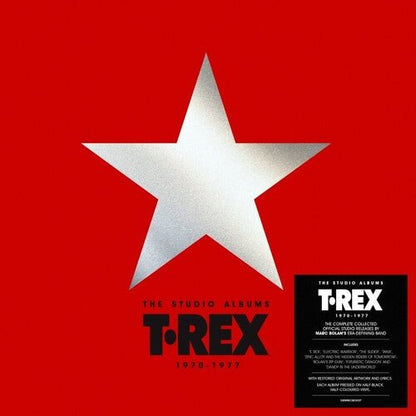 T.REX - STUDIO ALBUMS 1970-1977 - HALF & HALF COLORED - RECORD