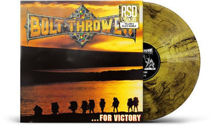 BOLT THROWER - FOR VICTORY (RSD ESSENTIALS) Yellow & Black Marble - RECORD