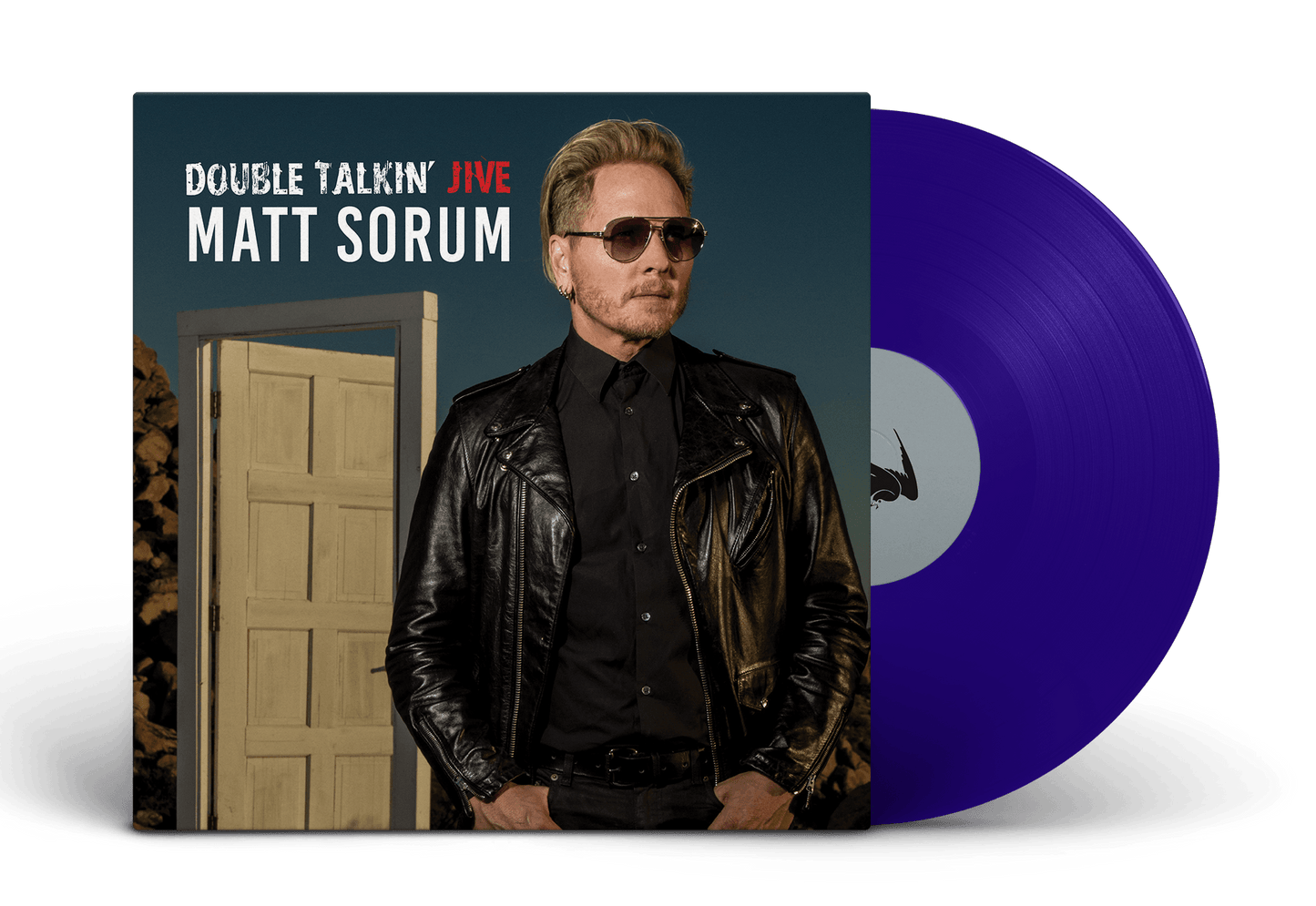 Matt Sorum -Double Talkin' Jive Hardcover [Signed Book] w/ Limited Edition Blue Vinyl