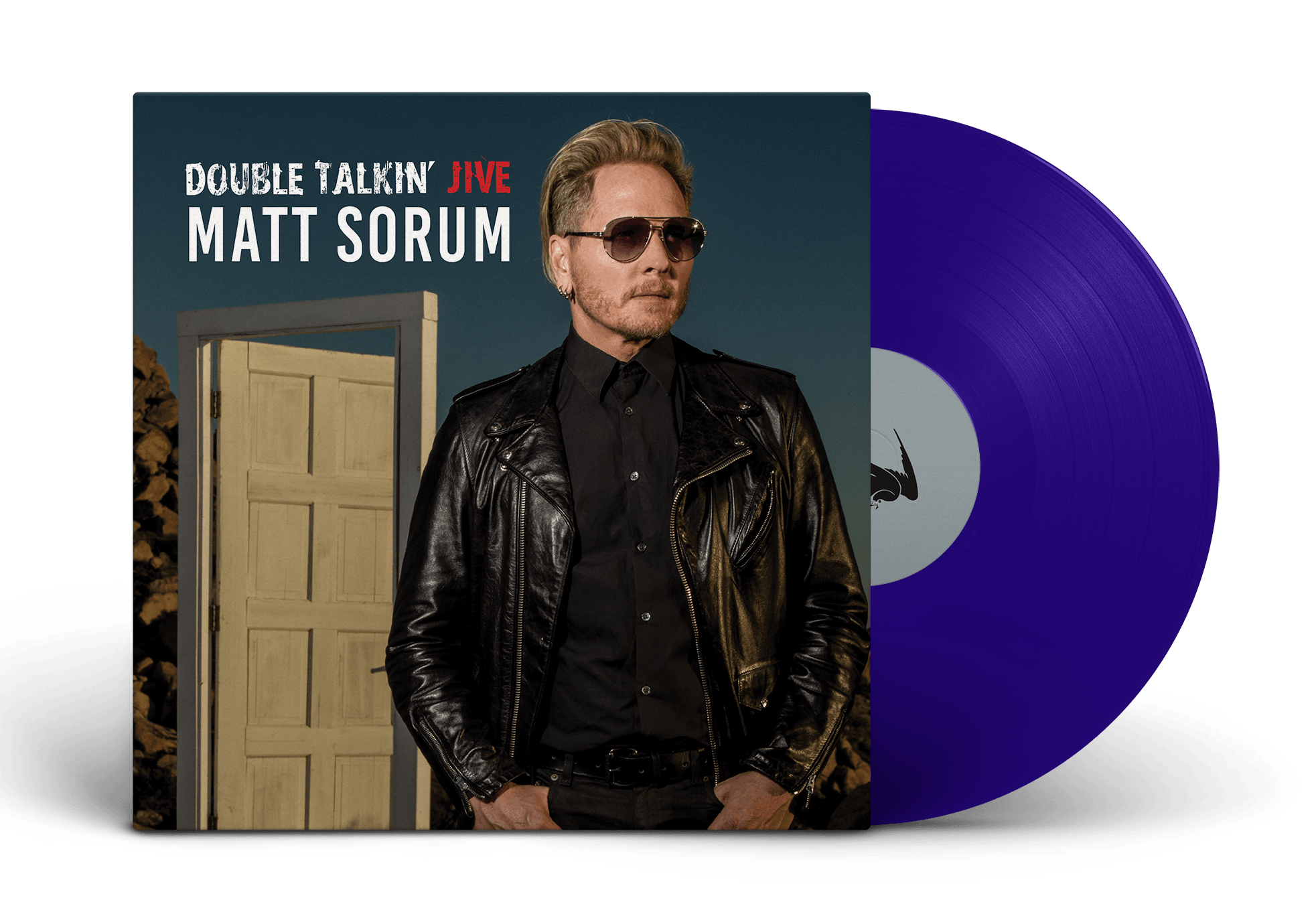 Matt Sorum -Double Talkin' Jive Hardcover [Signed Book] w/ Limited Edition Blue Vinyl