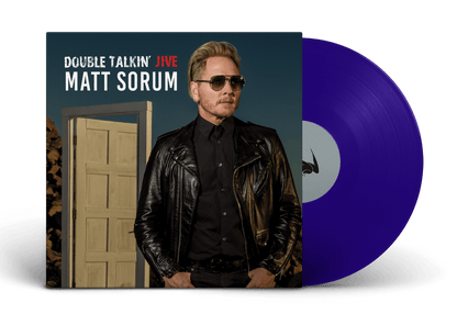 Matt Sorum -Double Talkin' Jive Hardcover [Signed Book] w/ Limited Edition Blue Vinyl