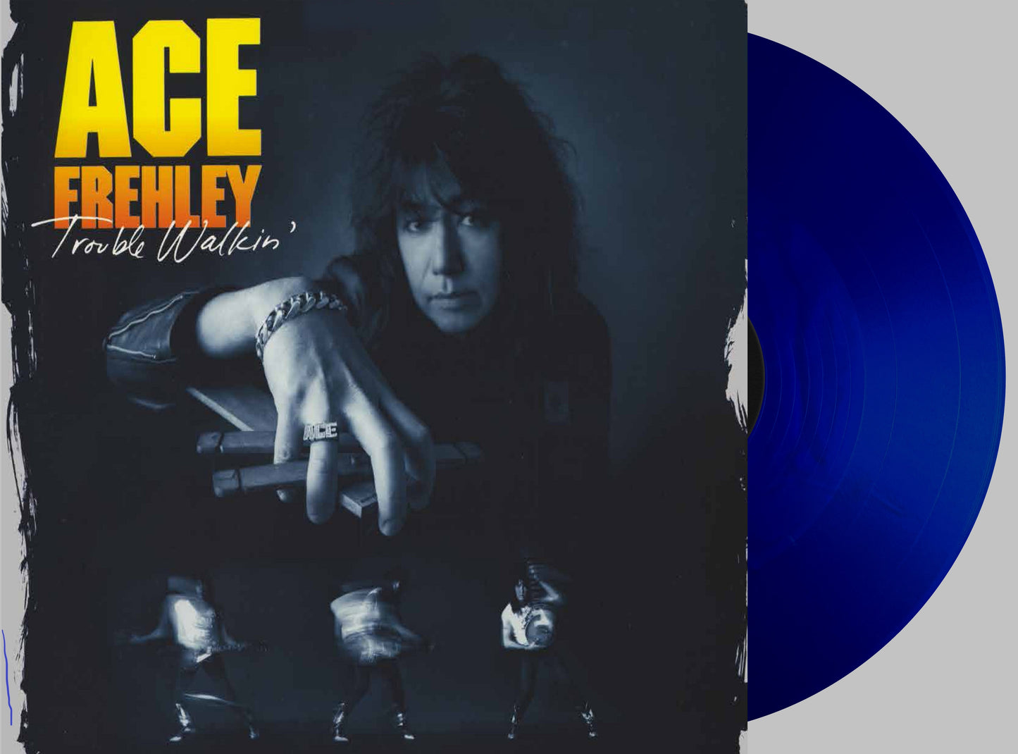 Ace Frehley - Trouble Walkin' Metallic Radiant Blue Vinyl/Limited Edition/Gatefold - RECORD