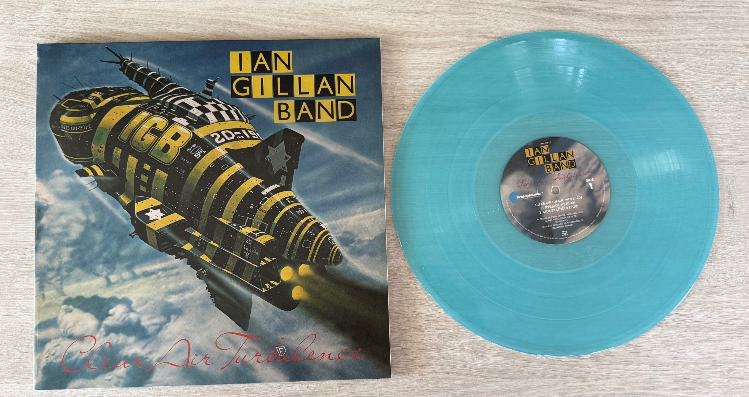Ian Gillan Band - Clear Air Turbulence   50th Anniversary Edition Clear Blue - RECORD
