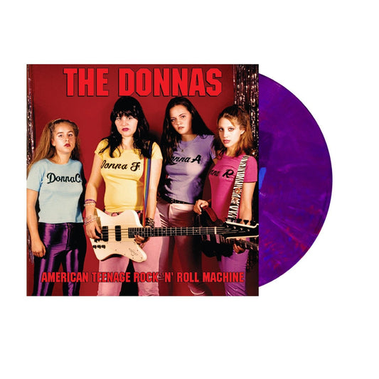 THE DONNAS - AMERICAN TEENAGE ROCK 'N' ROLL MACHINE Purple/Pink Swirl - RECORD