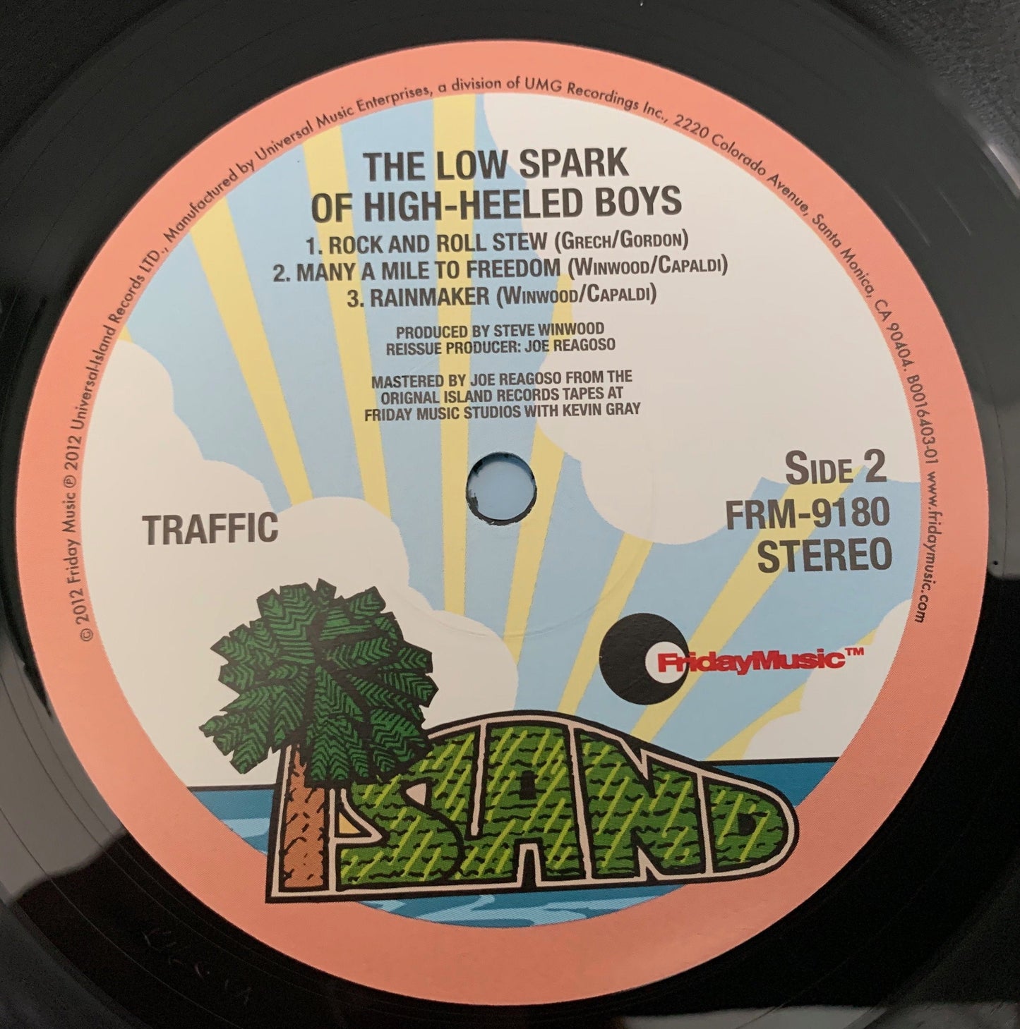 TRAFFIC - LOW SPARK OF HIGH HEELED BOYS Blue - RECORD