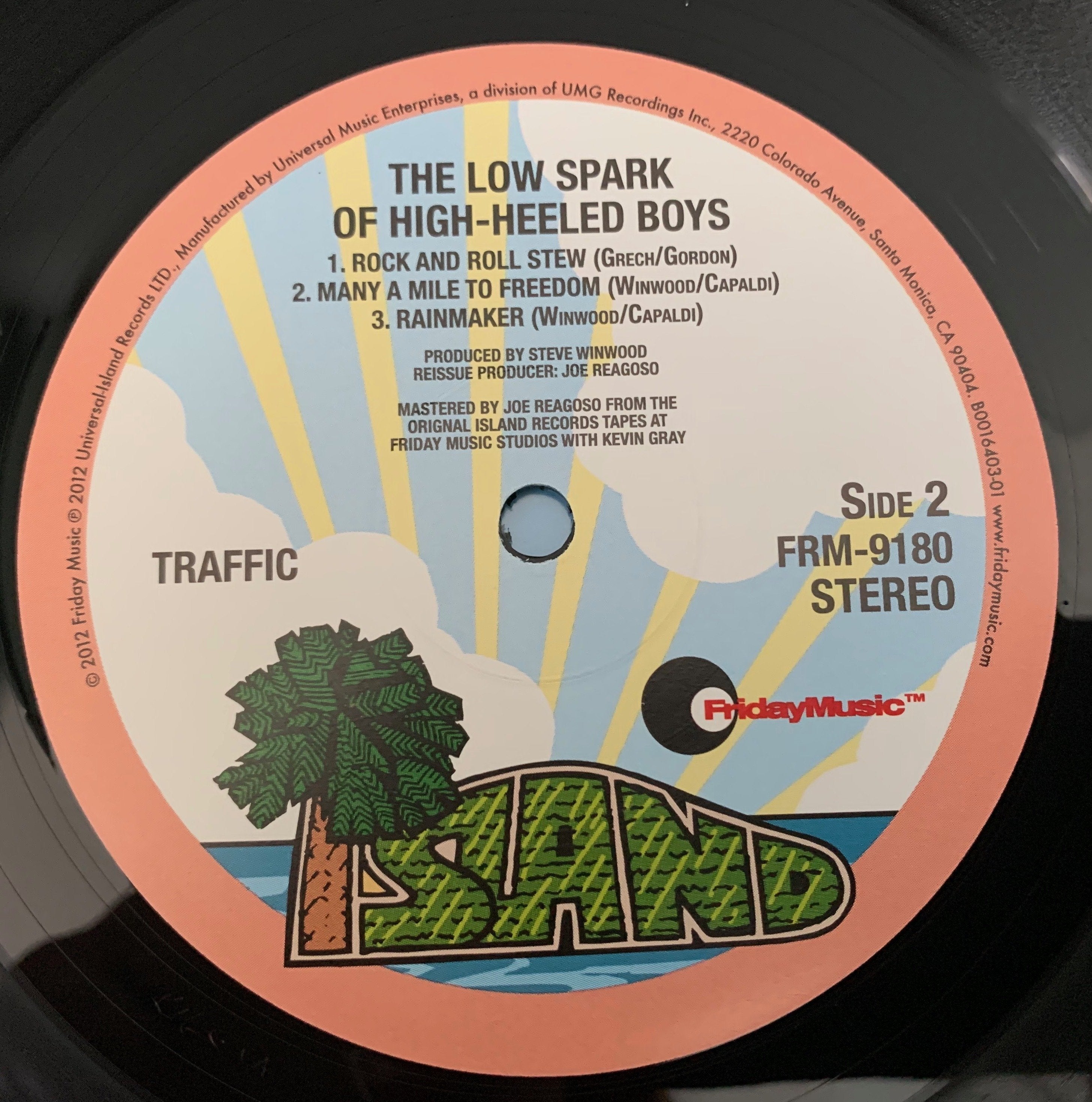 TRAFFIC - LOW SPARK OF HIGH HEELED BOYS Blue - RECORD