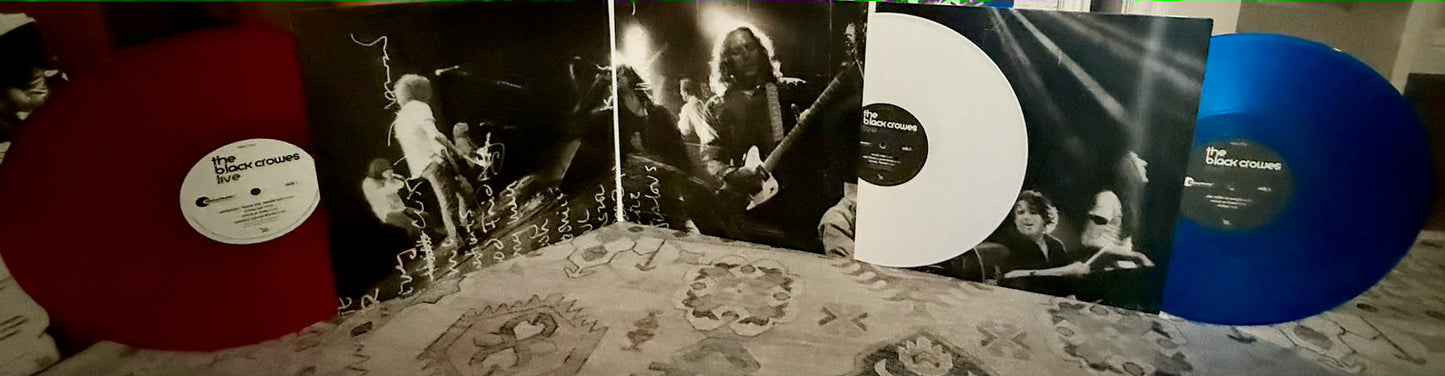 The Black Crowes - Live (Red, White and Blue Vinyl/Limited Edition) 3 - RECORD