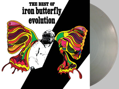 IRON BUTTERFLY - THE BEST OF IRON BUTTERFLY - EVOLUTION 180 GRAM METALLIC SILVER - RECORD