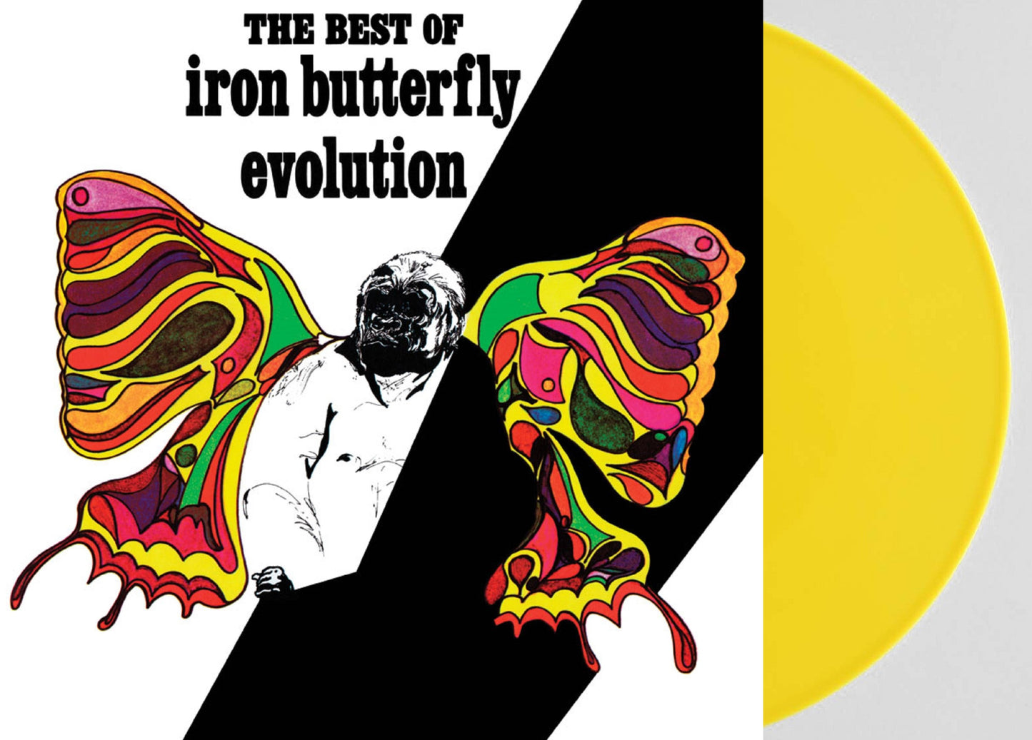 IRON BUTTERFLY - THE BEST OF IRON BUTTERFLY - EVOLUTION 180 GRAM YELLOW - RECORD