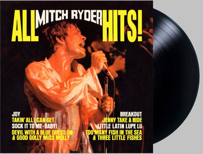 MITCH RYDER & THE DETROIT WHEELS - ALL MITCH RYDER HITS - ORIGINAL NEW VOICE RECORDINGS 180 GRAM - RECORD