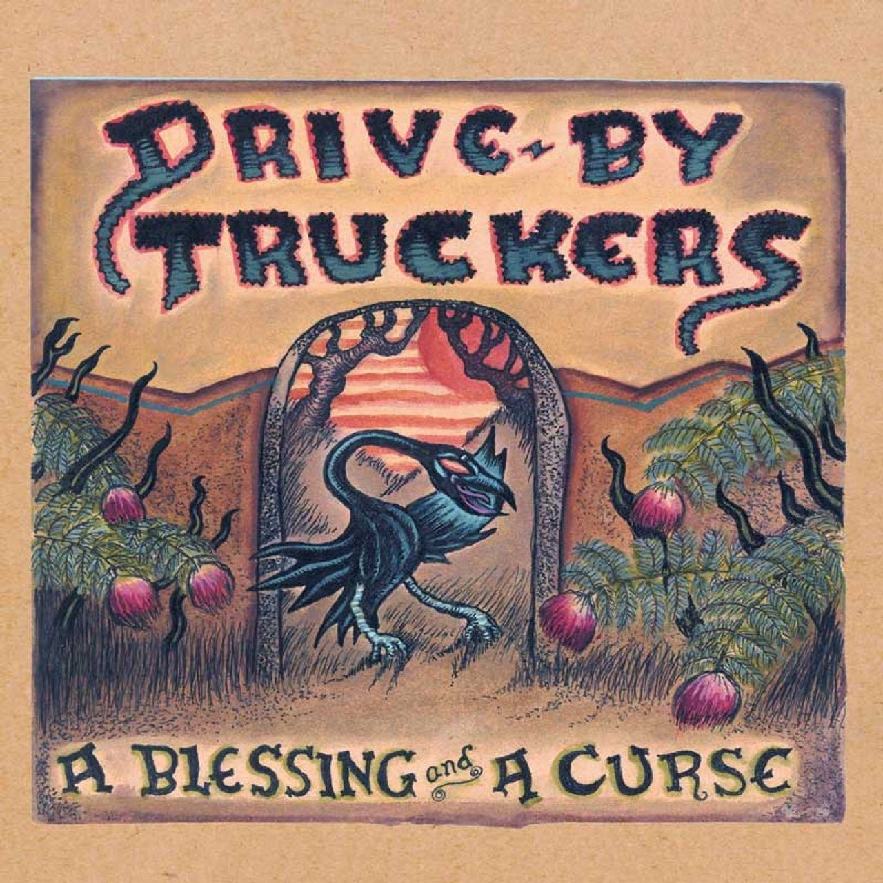DRIVE-BY TRUCKERS - A BLESSING AND A CURSE - CRYSTAL FUCHSIA - RECORD