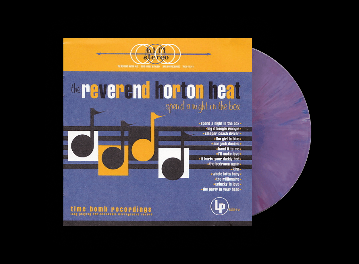 Reverend Horton Heat - Spend A Night In The Box Purple VINYL LP