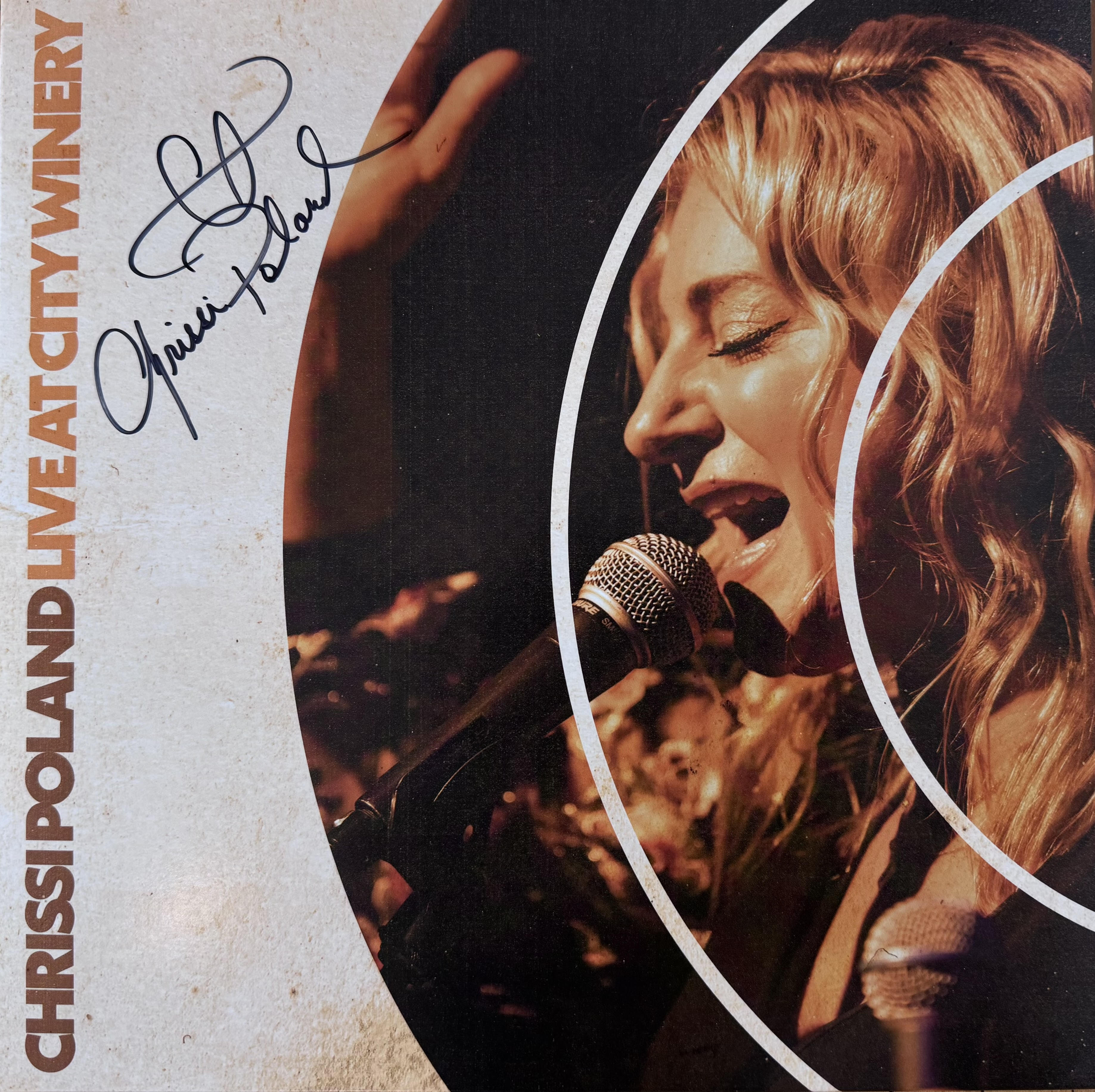 Chrissi Poland - Live From City Winery Boston Autographed - RECORD