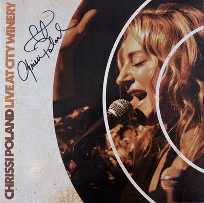 Chrissi Poland - Live From City Winery Boston Autographed - RECORD