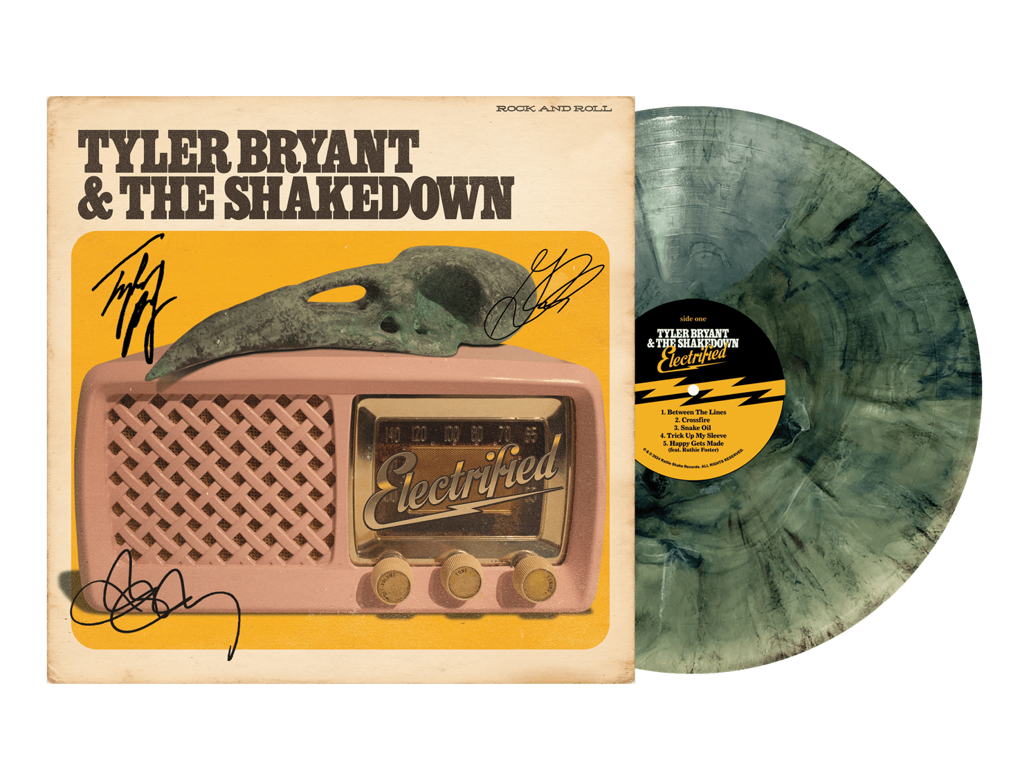 Tyler Bryant and The Shakedown - Autographed Electrified - RECORD