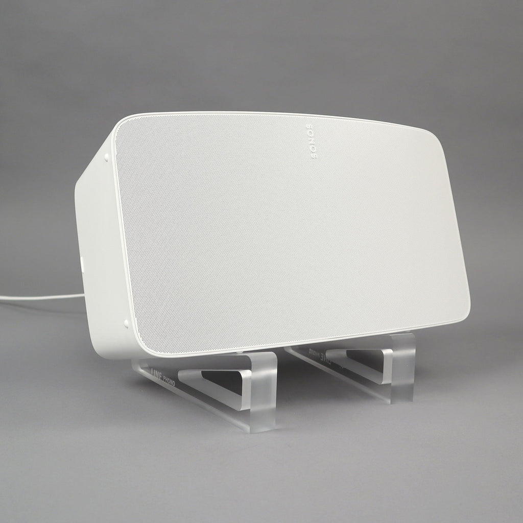 Line Phono: Acrylic Angler Speaker Stands
