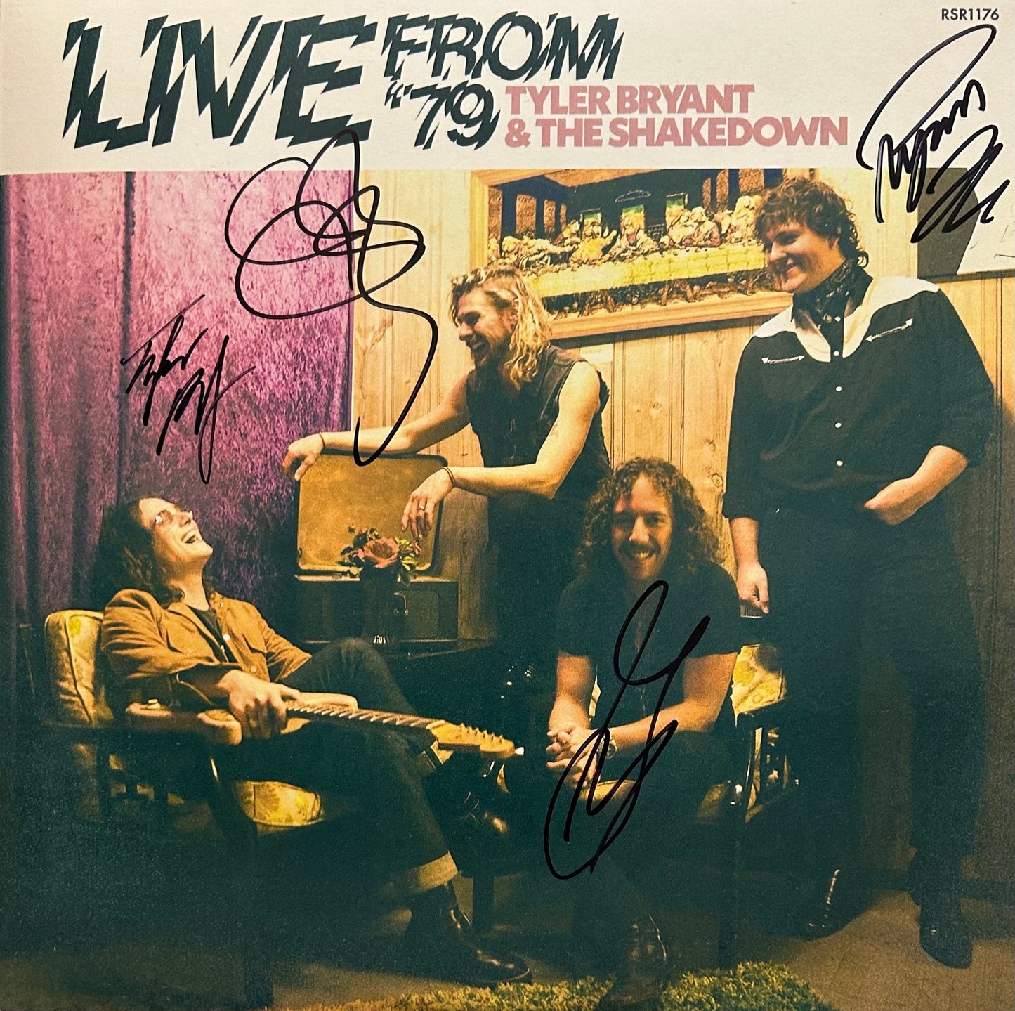 Tyler Bryant and The Shakedown - Live From '79 Autographed Purple Swirl - RECORD