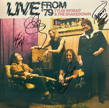 Tyler Bryant and The Shakedown - Live From '79 Autographed Purple Swirl - RECORD