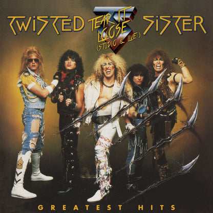 Twisted Sister Greatest Hits -Tear It Loose (Translucent Red Vinyl/Limited Edition/Atlantic Years - Studio & Live w/ Autographed Set List) VINYL LP