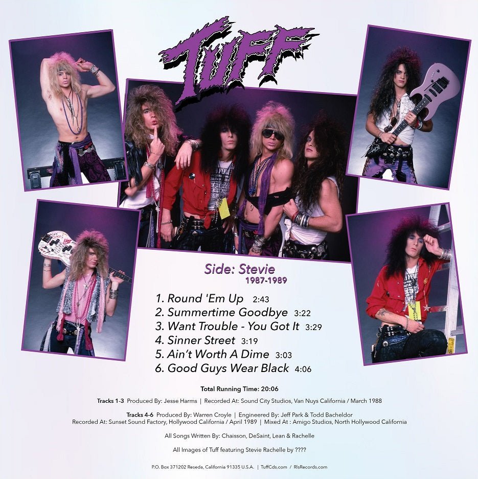 TUFF - THE GLAM YEARS 1985-1989 BLACK/PURPLE - RECORD