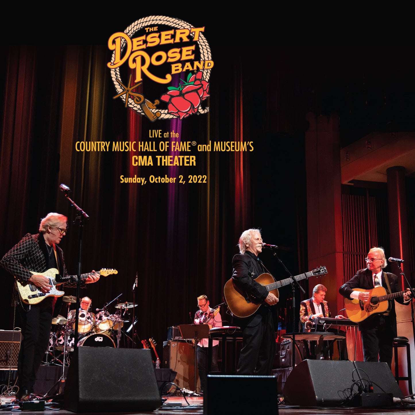Desert Rose Band - Live At The Country Music Hall Of Fame And Museum 10-2-22 Cobalt Blue Vinyl/Limited Edition - RECORD
