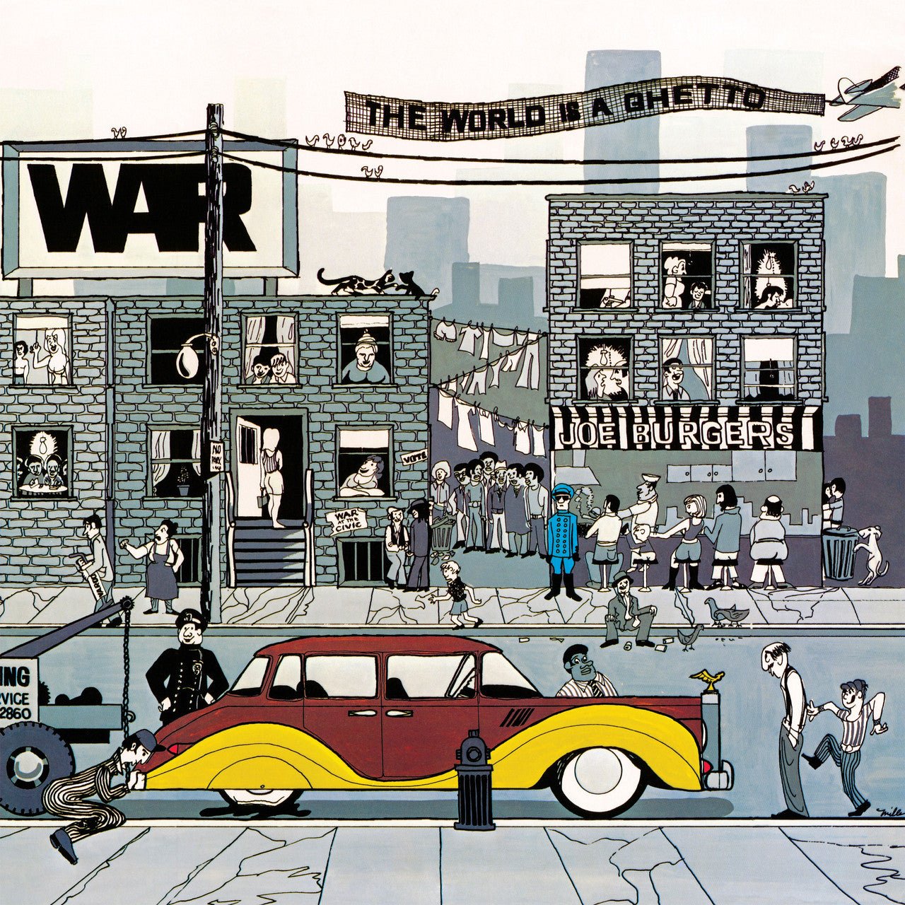 WAR - WORLD IS A GHETTO - RECORD