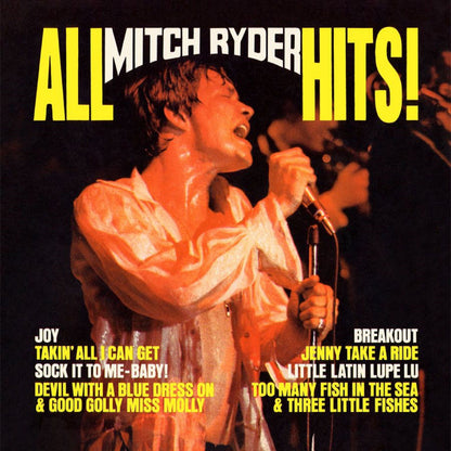 MITCH RYDER & THE DETROIT WHEELS - ALL MITCH RYDER HITS - ORIGINAL NEW VOICE RECORDINGS 180 GRAM - RECORD