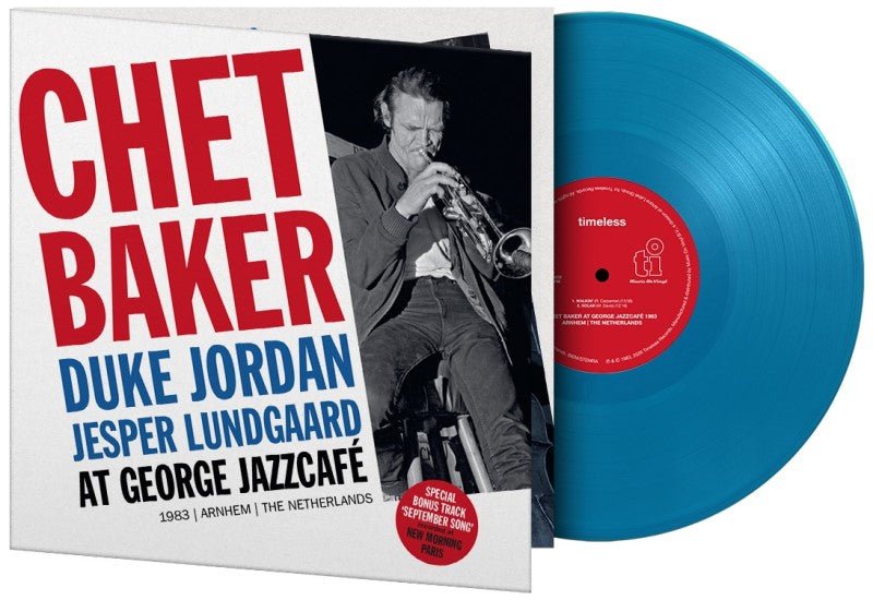 BAKER,CHET - AT GEORGE JAZZCAFE 1983 ARNHEM NETHERLANDS (IEX) Blue - RECORD