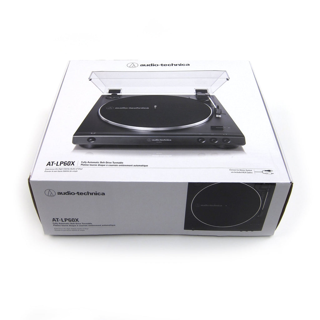 Audio-Technica: AT-LP60X-BW Automatic Turntable - Brown / Black