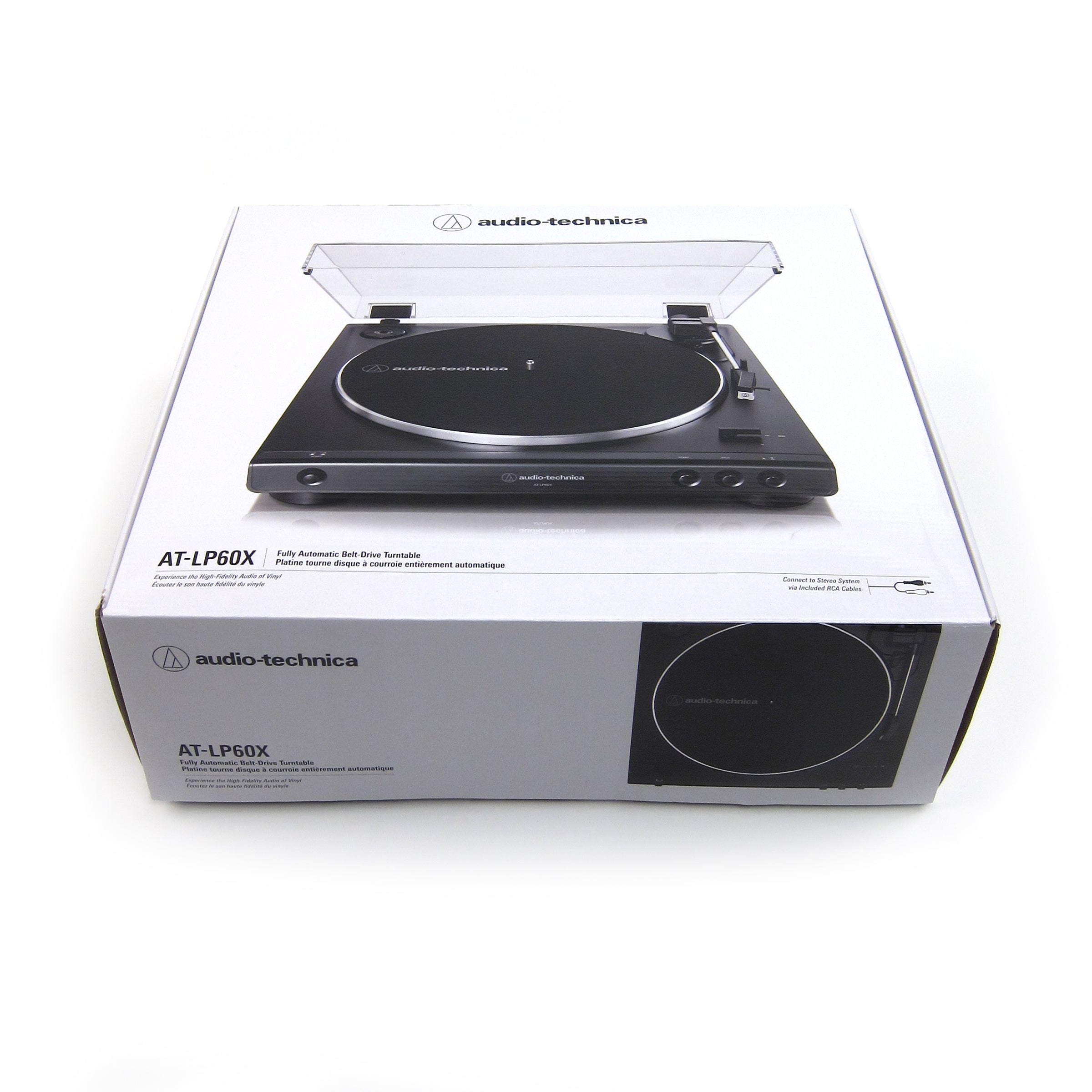 Audio-Technica: AT-LP60X-BW Automatic Turntable - Brown / Black