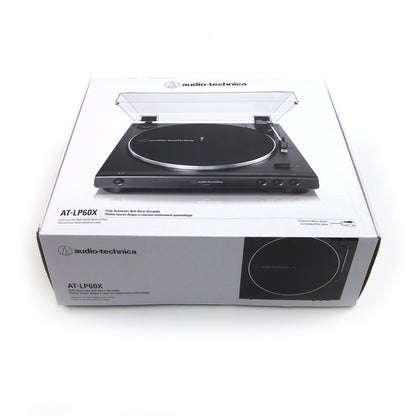 Audio-Technica: AT-LP60X-BW Automatic Turntable - Brown / Black