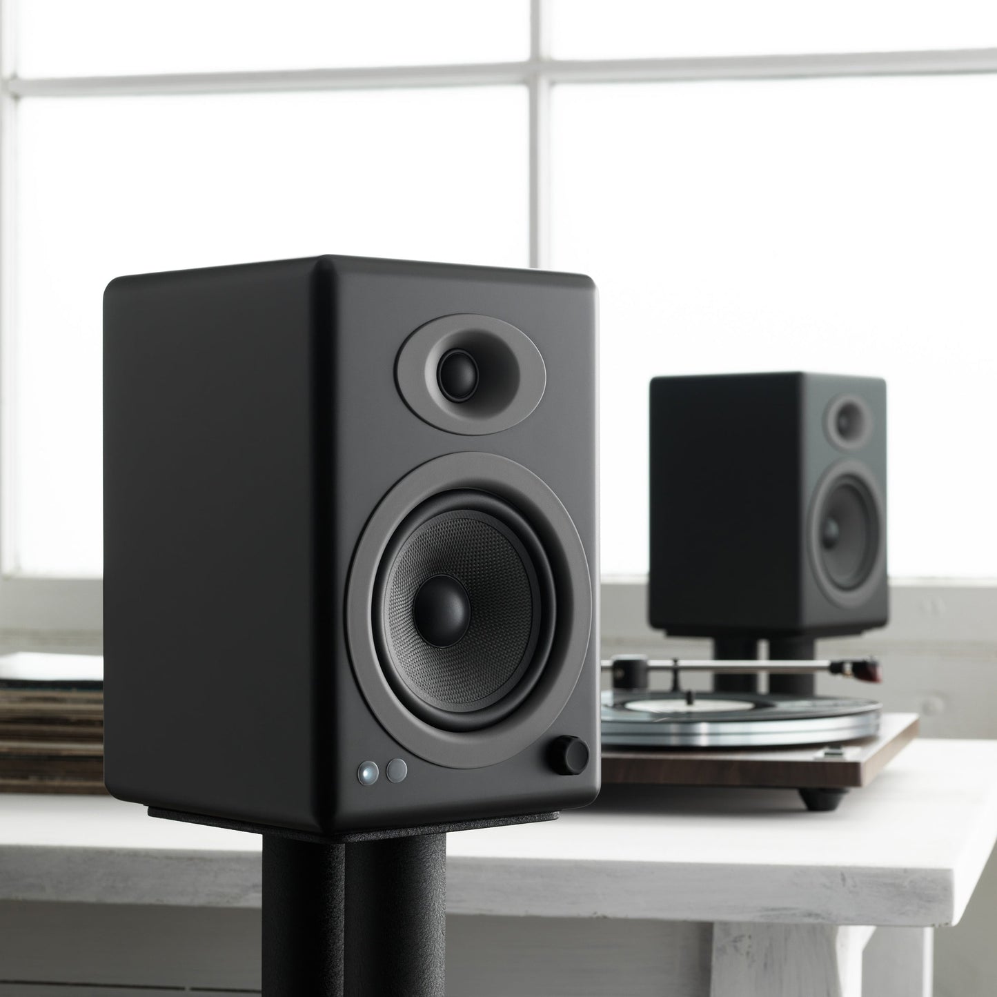 Audioengine: A5+ Wireless Powered Speakers w/Bluetooth - Black