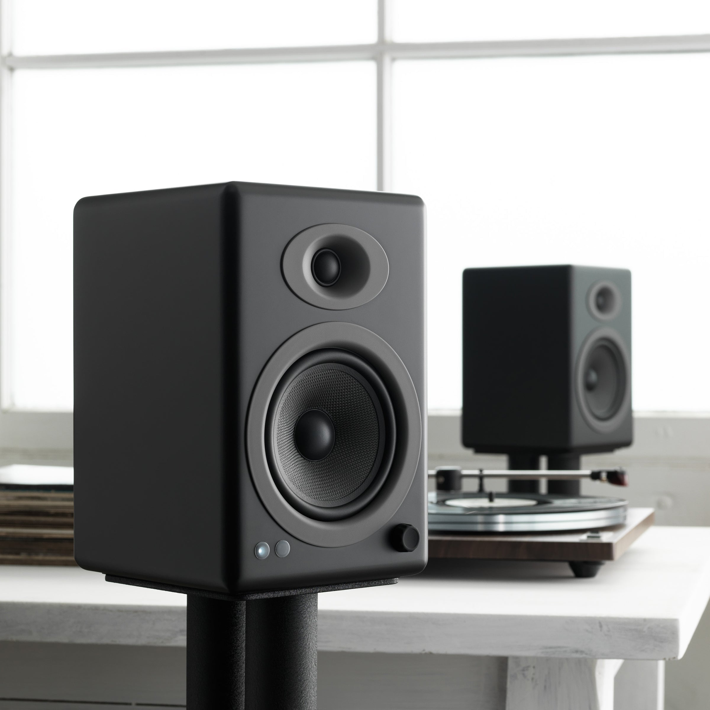 Audioengine: A5+ Wireless Powered Speakers w/Bluetooth - Black