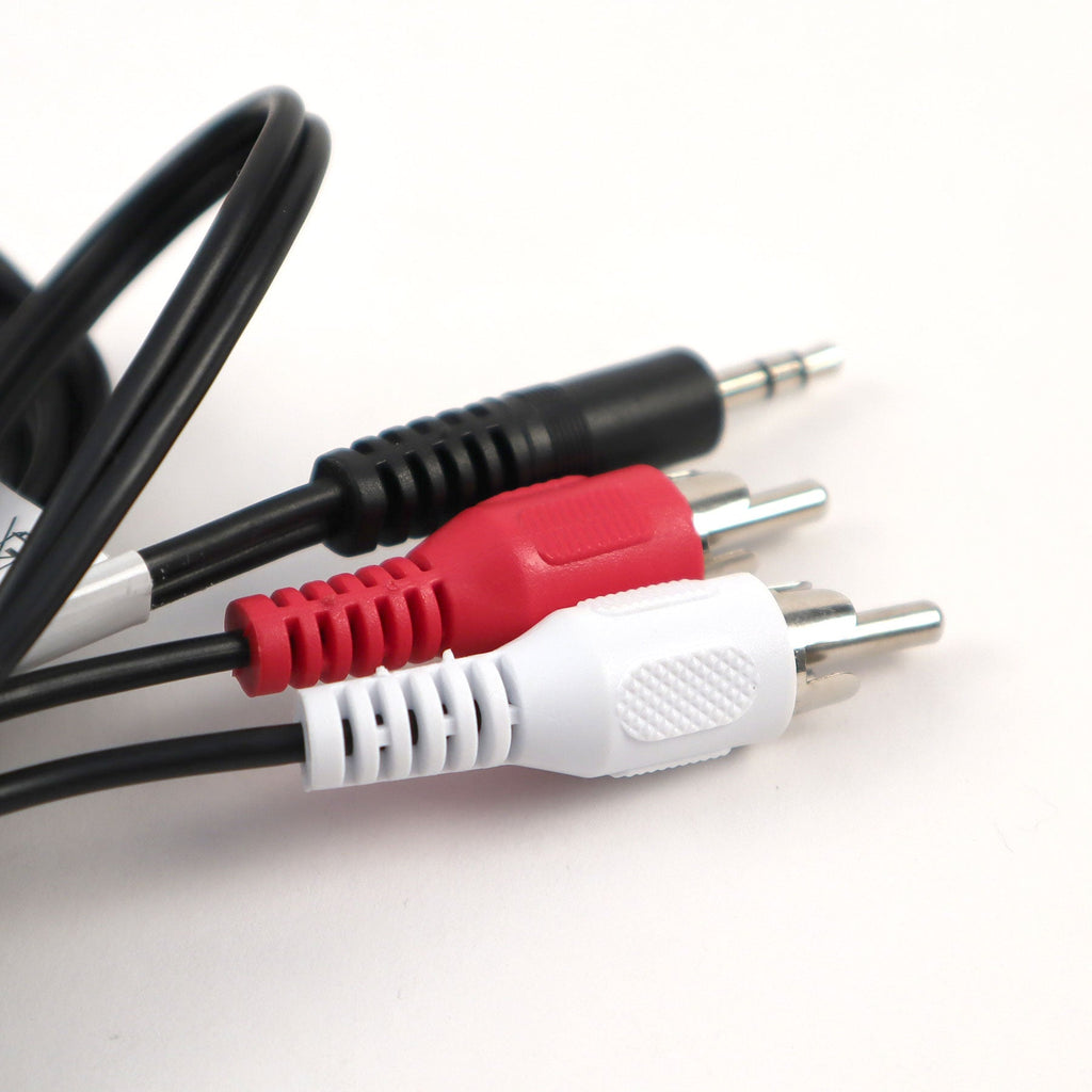 Audio-Technica: 3.5mm to Male RCA Y-Cable Adaptor for AT-LP60x Series - 3 ft. (408-60X-152)