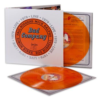 Bad Company - Live 1979  Opaque Orange - RECORD