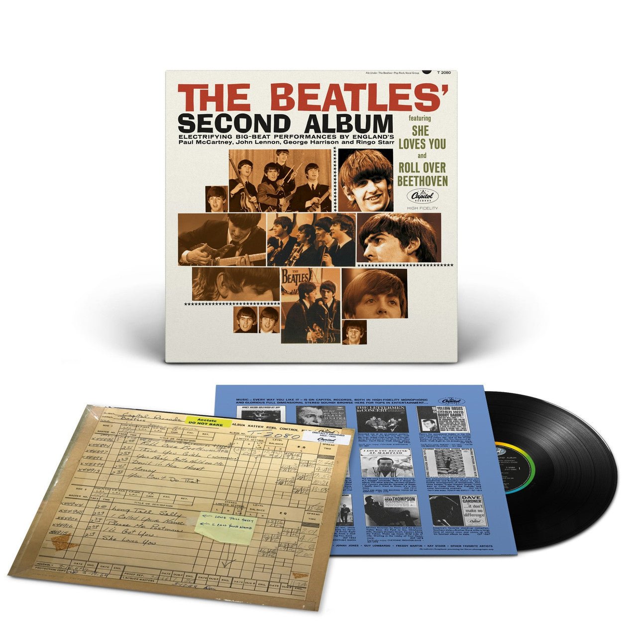 BEATLES - BEATLES SECOND ALBUM - RECORD