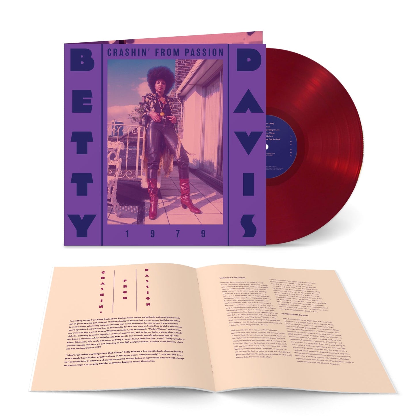 DAVIS,BETTY - CRASHIN' FROM PASSION - RED - RECORD
