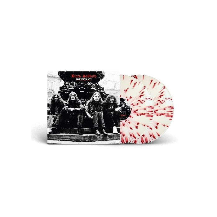 BLACK SABBATH -Montreux 1970 & Lost BBC Sessions Limited Edition Import, Clear & Red Splatter - RECORD